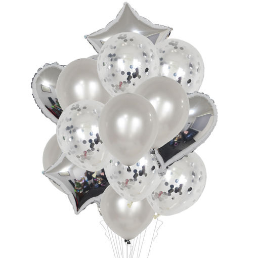 Picture of BALLOON BUNCH PLAIN SILVER